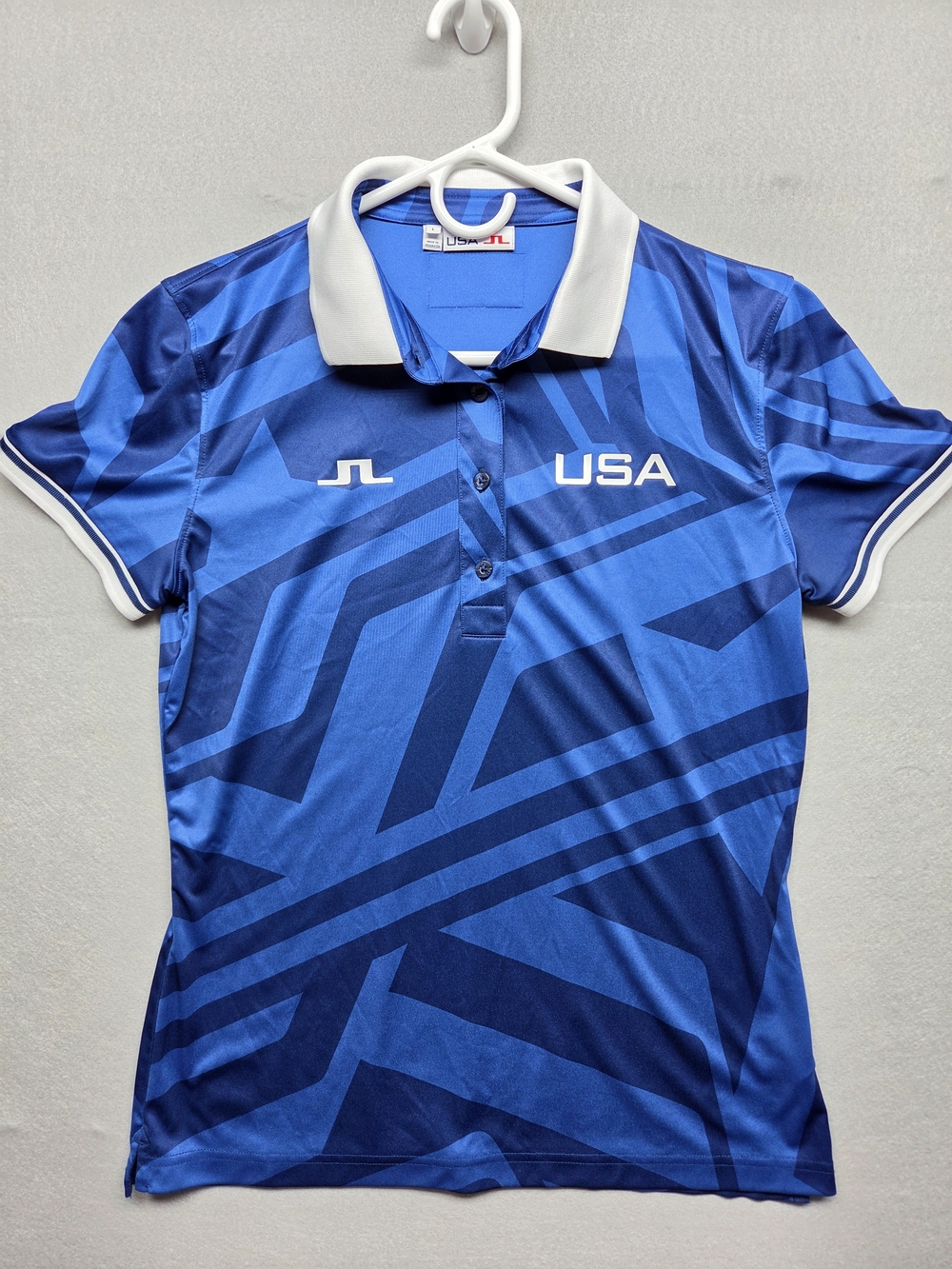 J.Lindeberg Team USA Golf Polo Olympics Large